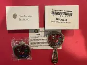 Vintage Folding Mirror Cloisonne Smithsonian Lot Of 2 New Used