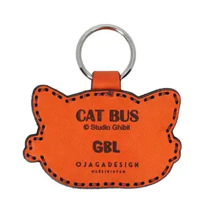 真愛日本 預購 宮崎駿 吉卜力 龍貓 貓公車 GBL限定 日本製 天然皮革手工鎖圈 鑰匙圈