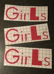 Mick Mars Guitar Graphic Stickers Girls Kramer Vinyl Decal Motley Crue Set of 3