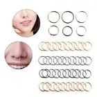 Earrings Round Hoop Ear Stud Ear Piercing Jewelry Nose Rings Lip Ear Ring