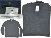 BROOKS BROTHERS Men's Sweater 100% CASHMERE L XL 2XL EU / ML XL US BB02 T1G