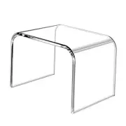 Kids' Step Stool 9'' Acrylic Transparent Step Stools Strong Load 250 Lbs One