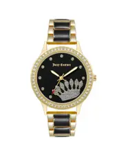 Analog Watch with Rhinestone Facing