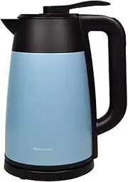1.7L Electric kettle vacuum thermos 2-In-1 Keep warm Double wall stainless -blue
