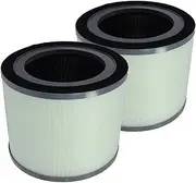 PUREBURG Replacement True HEPA Filter Compatible with Dreamegg TR-8080 Air Purifier,2-Pack H13 4-Stage Filtration Activated Carbon 2-in-1