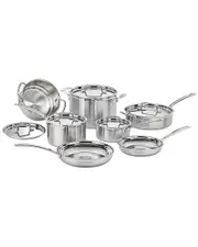 Cuisinart 12pc Stainless Steel Cookware Set MCP-12N