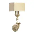 Quorum International 5237-2 White Florence 2-Light Wall Sconce