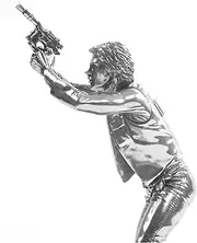 Star Wars Pewter Figurine Han Solo - Lucasfilm Approved - Limited Edition #ed