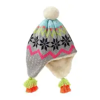 在飛比找蝦皮購物優惠-gap童裝大童現貨印花布嵌花費爾島 針織毛線絨球球毛球可愛 