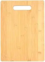 Bamboo Chopping Board, Bamboo Chopping Boards for Kitchens Cutting Meat Vegetables Cheeses and Bread(33 * 24 * 1cm)
