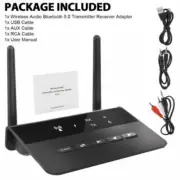 BT 5.0 Long Range Bluetooth Audio Transmitter Receiver NFC Wireless Adapter