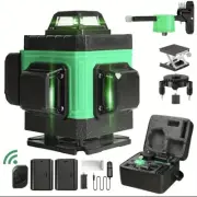 Tegatok Laser Level SelfLeveling 16 Lines 4D Green360° Self Leveling Rotary