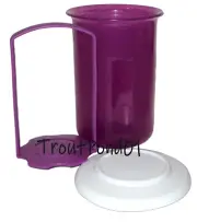 TUPPERWARE Pickle Keeper Pick a Deli 2 c Storage Container Purple Pickles Olives