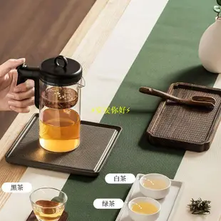 ⚡安安你好⚡鳴盞飄逸杯無杆飄逸杯MZ-8003玻璃茶具高硼矽沖茶器家用過濾茶壺
