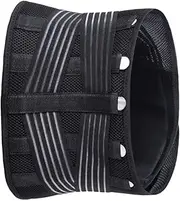 GANAZONO Waist Protector Running Belt for Fitness Unisex Sports Waist Strap Breathable and Durable Tummy Control Gear for Exercise and Outdoor Activities Black