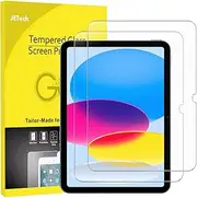 JETech Screen Protector for iPad (A16) 11th/10th Generation (2025/2022), 9H Tempered Glass Film, HD Clear, 2-Pack