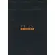 法國RHODIA 上掀式騎馬釘橫線筆記本/ A4/ Black/ Lined+Margin