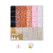 Clay Bead Set Unique Beads Set Handmade Beading Supplies Elegant Bracelet Beads
