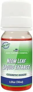 Neem Leaf Liquid Extract | Cosmetic Grade Botanical Ingredient | Non-Edible | Herbal Extract for DIY Skincare & Haircare | 30ml / 1.01 Fl Oz
