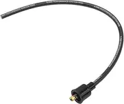 Spark Plug Wires, 8.5mm 180° Sparking Plug Ignition Wire Set Spark Plug Wires with Dustproof Cap Replacement for Chevy 8 Cylinder Models(Black)