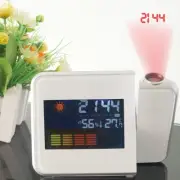 Projection Alarm Clock With Weather Station Thermometer Date LED Digital Clock