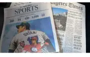 OHTANTI LOS ANGELES TIMES NOV 22 2024 SHOHEI OHTANI MVP NATIONAL LEAGUE FULL