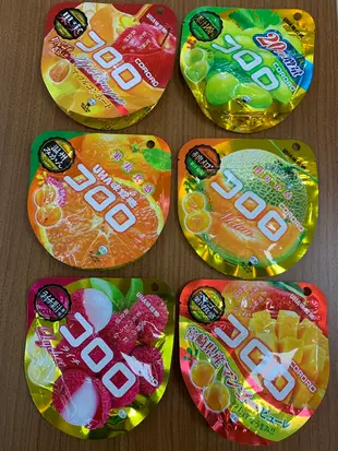 日本UHA味覺糖 Kororo酷露露 100%果汁軟糖 水蜜桃🍑芒果🥭奇異果🥝櫻桃🍒巨峰葡萄🍇草莓🍓山桑子🫐白葡萄