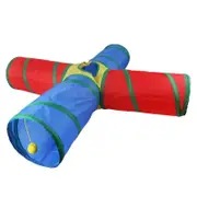 Funny 4 Holes Cat Tunnel