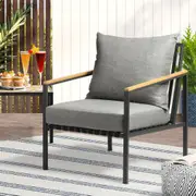 Livsip Outdoor Lounge Chairs Patio Furniture Garden Sofa with Cushions