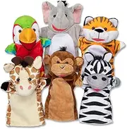 Melissa and Doug - Safari Puppet Set (6pieces)