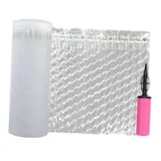 Bubble Cushioning Wrap Roll Inflatable Bottle Shipping Sleeves 15.7"x164' Air