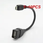 1~10PCS Micro USB Male To USB 2.0 Female OTG Data Cable Converter Host Adapter C