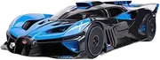 Scale Finished Model Car 1/18 for Bugatti Bolide Supercar Static Die-cast Vehicles Alloy Model Collection Car Souvenirs Miniature Replica Car(Blue)