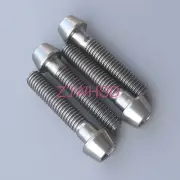 4pcs M6 x 30 mm Titanium Ti Screw Bolt Allen Hex Taper Socket Cap Head
