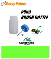Greenmech Wood Chipper Green Paint Enamel 50ml Touch Up Brush Bottle