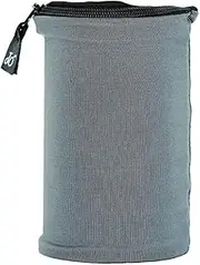 [JourneyOut] Travel Wrist Wallet Pouch With Zipper Pocket For Cash, Cards, Money. Made For Travel, Running, Walking & Hiking, Black Sands / Gray, Travel Wallet