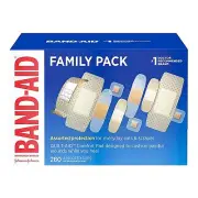 Band-Aid Adhesive Bandages Family Variety Pack (Sold as BX/1)