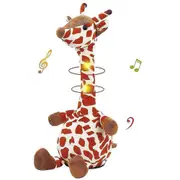 Electric Doll Talking Giraffe Repeats What You Say Shaking Head Electric Interactive Animated Toy Speaking Buddy Electric Toy Mimicking Speaking Rec