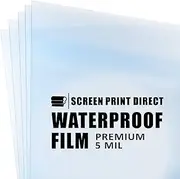 Ecotex Waterproof Inkjet Transparency Sheets(13" x 19" - 25 Sheets) - Transparency Paper for Screen Print Transfers, DTF Transfer Film, Acetate Sheets for Crafts - Screen Printing Supplies