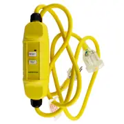 Ultracharge 2m Extension Lead RCD 10A - Yellow