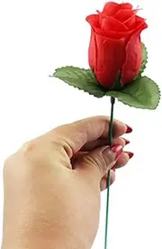 VANTIYAUS Torch to Rose (10PCS) Fire Magic Trick Flame Appearing Flower Professional Magician Props Mentalism Magic for Girlfriend/Wedding Shows or Streets