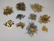 Vtg Gold Tone Silver Tone Pendant Charm Jewelry Lot 2lbs+ Wholesale Old Stock