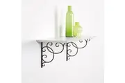 Set of 2 CURLY 23cm Wall Mounted Shelf Brackets