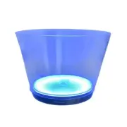 Glowing Ice Buckets 10L Clear Plastic Drink Coolers with Color Changings Light
