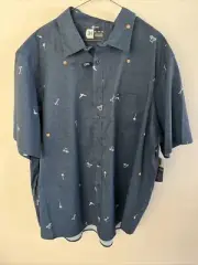 Men’s Ben Hogan Golf Tropical Polo 2XL New