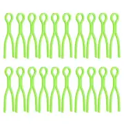 50pcs Bobbin Thread Holders Plastic Long Thread Spool Clamp, Green
