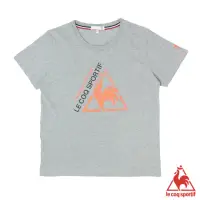 在飛比找momo購物網優惠-【LE COQ SPORTIF 公雞】短袖T恤 中性-麻灰-