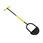 Manual Lawn Edger Steel Structure Saw Tooth Blade T Handle Sponge Cover Wide GAW