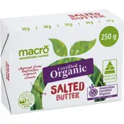 Macro Organic Salted Butter 250g