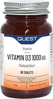 Quest Vitamin D3 1000i.u. - 90 Tablets